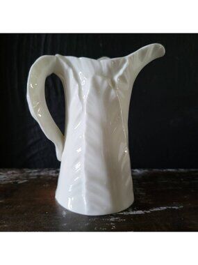 Vintage Royal Worcester Fern Leaf Pattern Creamer 3 oz, Small Jug